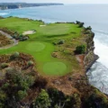 New Kuta Golf — aerial view of the 18-hole links layout